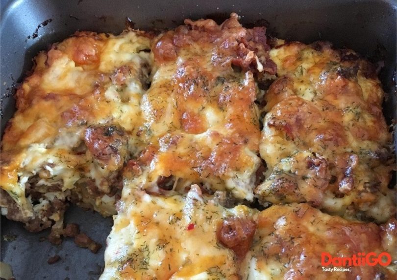 Low-Carb Bacon Cheeseburger Casserole