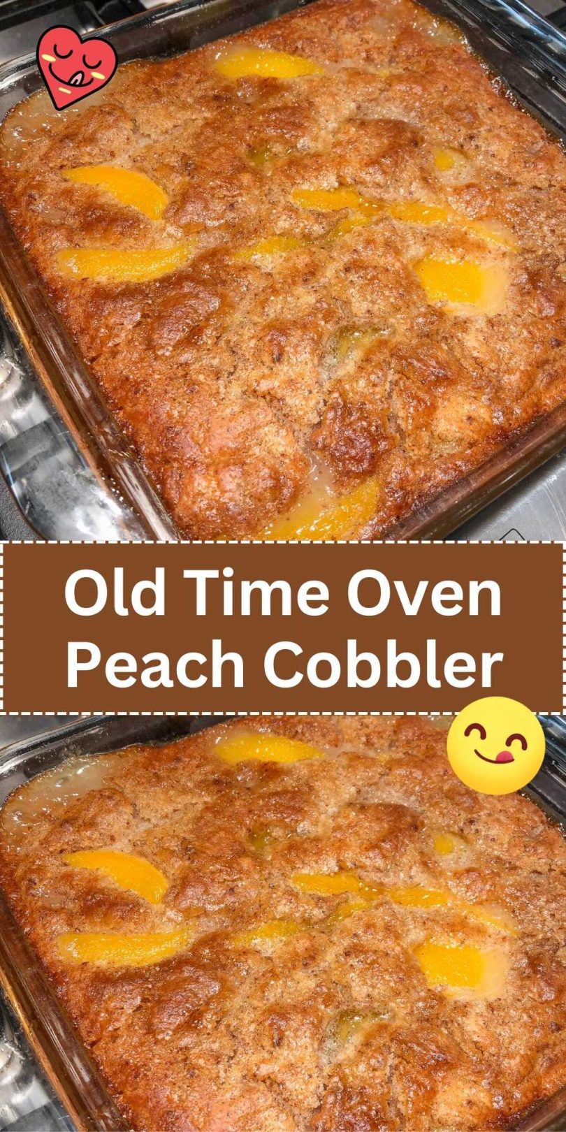 Old Time Oven Peach Cobbler