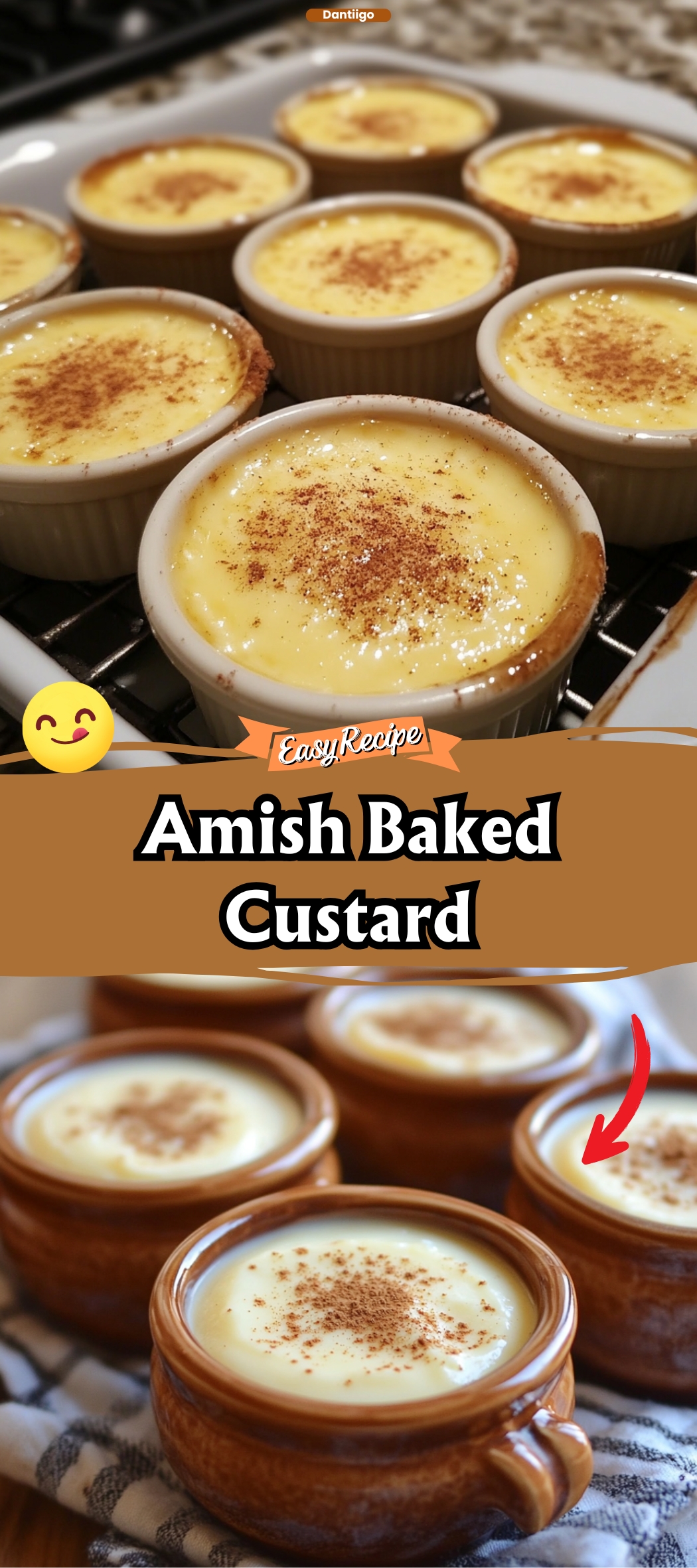Amish Baked Custard