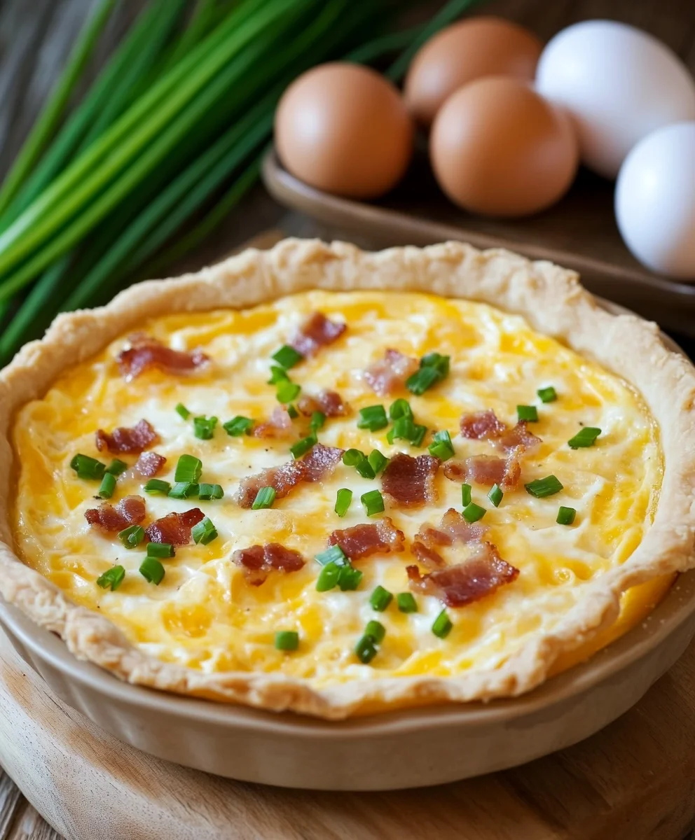 Bacon and Cheese Quiche