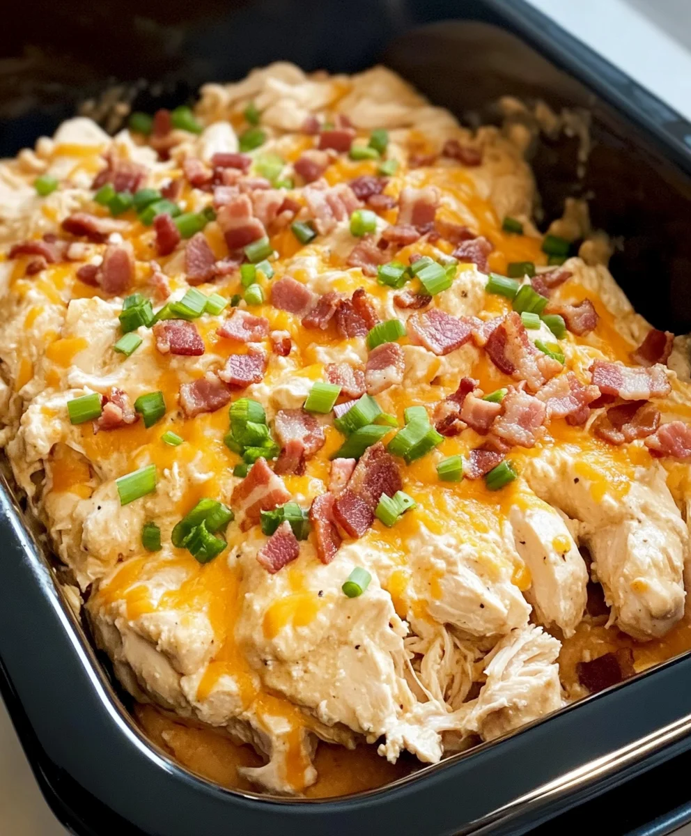 Creamy Crockpot Crack Chicken