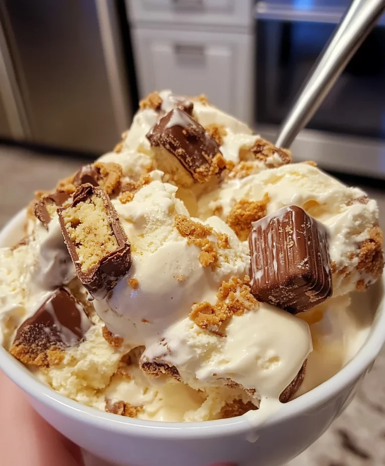 Cookie Dough Snickers & Reese's Ice Cream