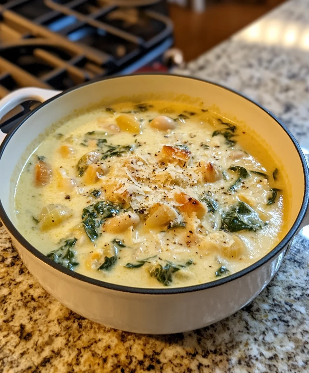 Tuscan Parmesan Cream Soup
