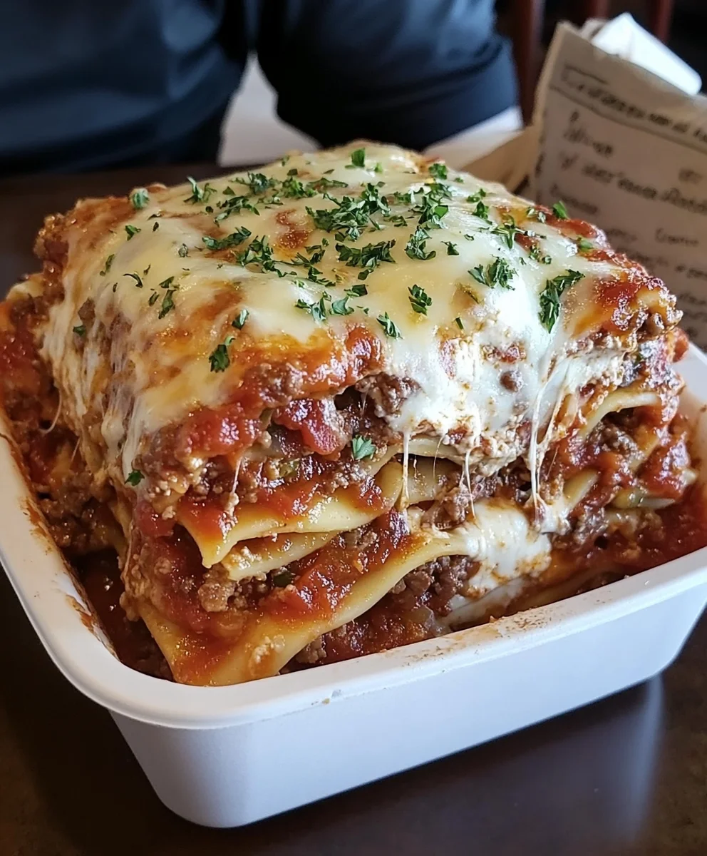 Million Dollar Lasagna
