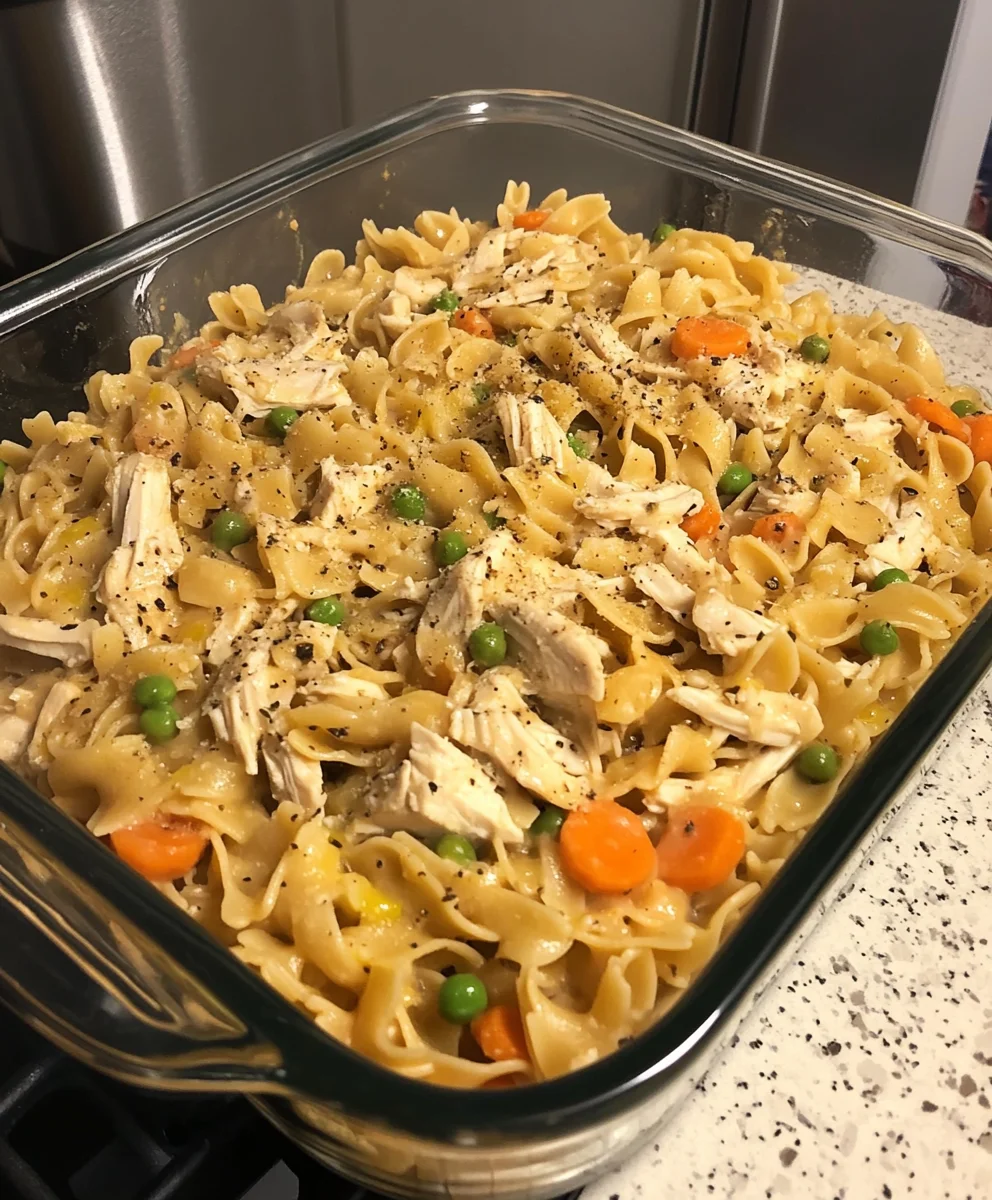 Chicken Pot Pie Pasta
