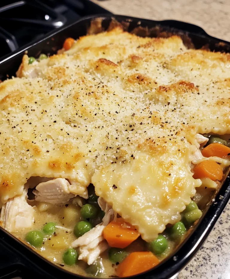 Chicken Pot Pie Pasta