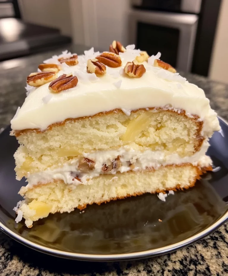 Pineapple Coconut God Bless America Cake