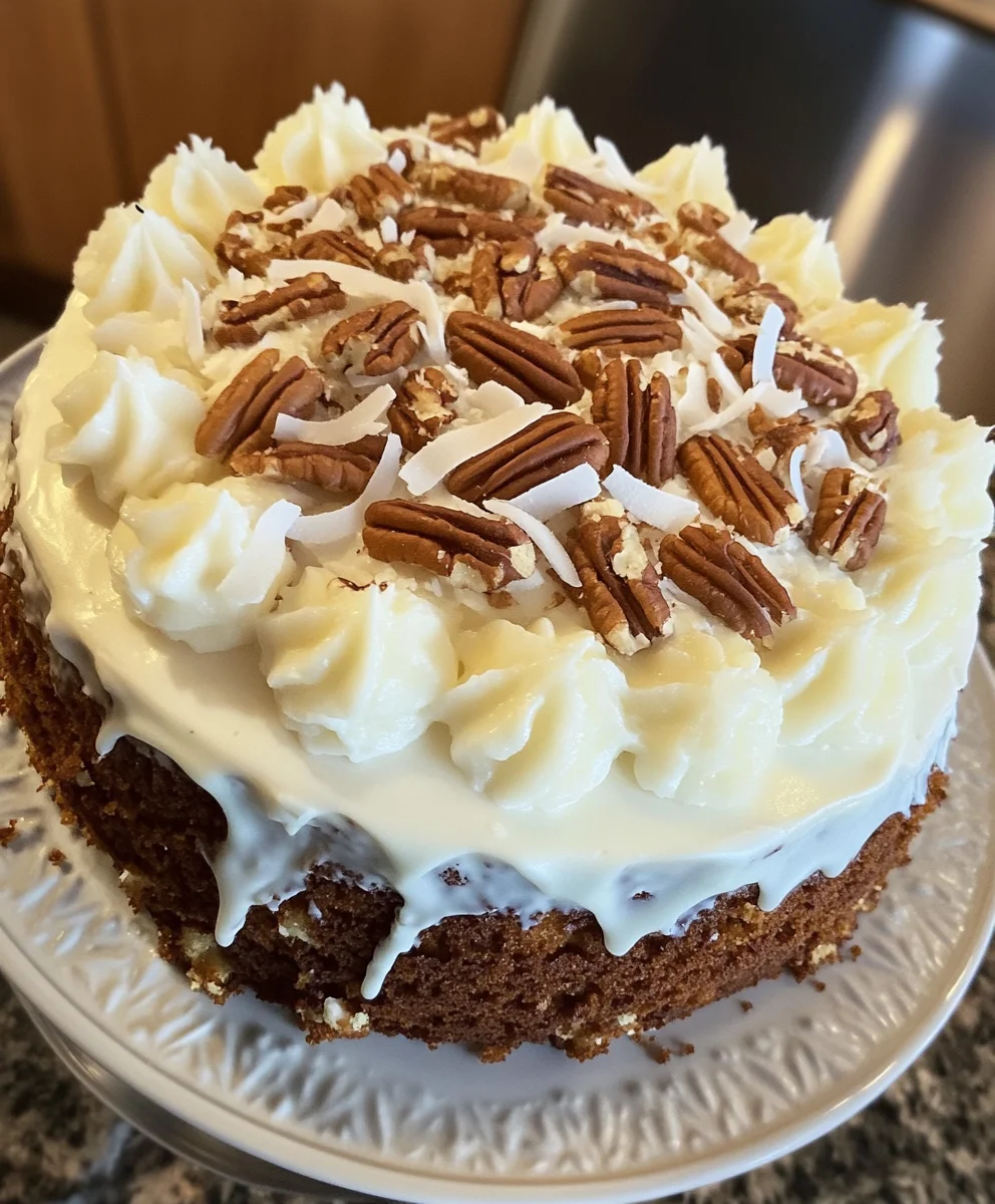 Pineapple Coconut God Bless America Cake