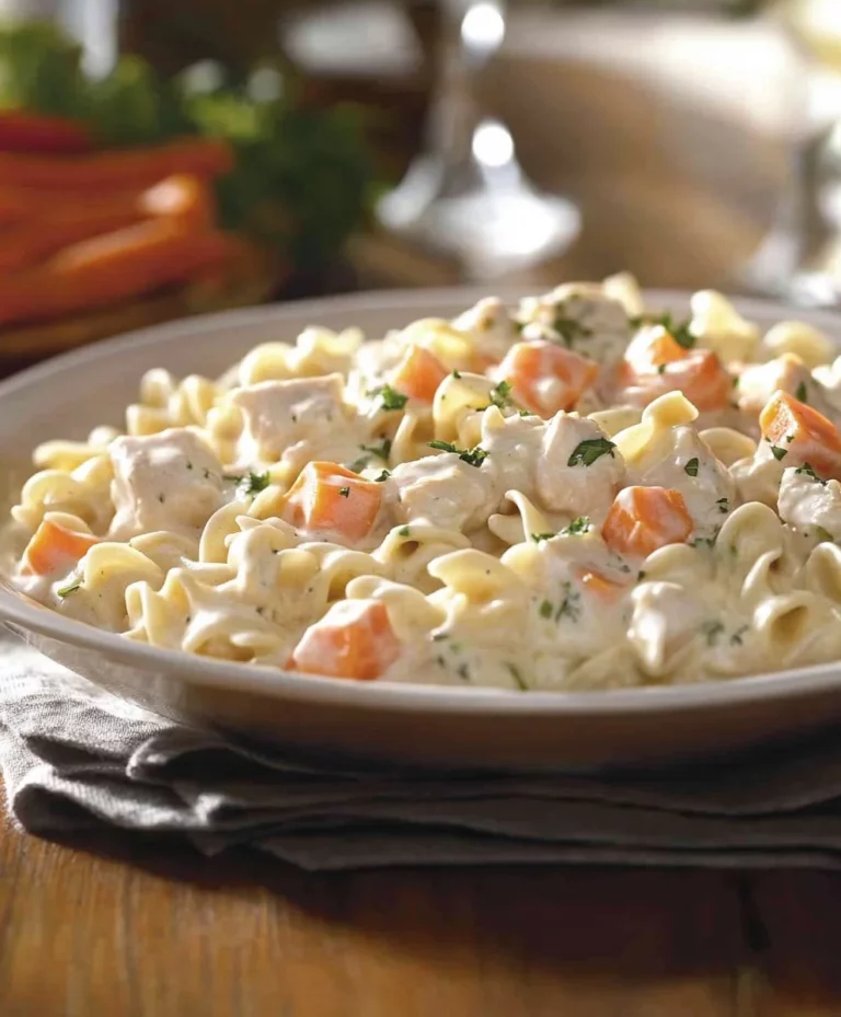 Comforting Chicken & Noodles ~ Crock Pot