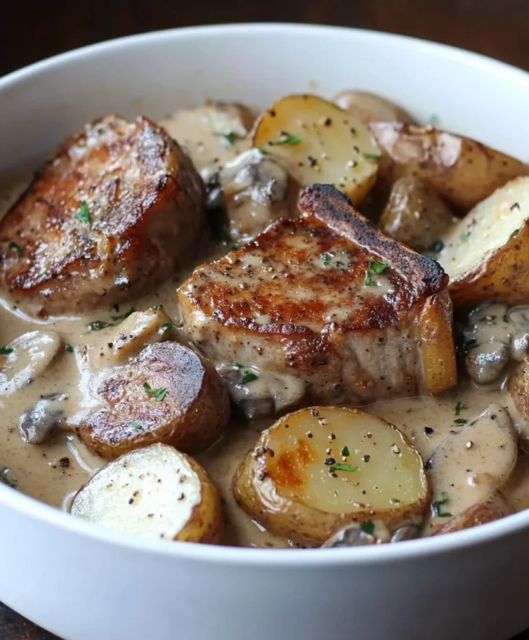 Crock Pot Pork Chops and Potatoes