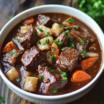 Crockpot Beef Tips & Noodles