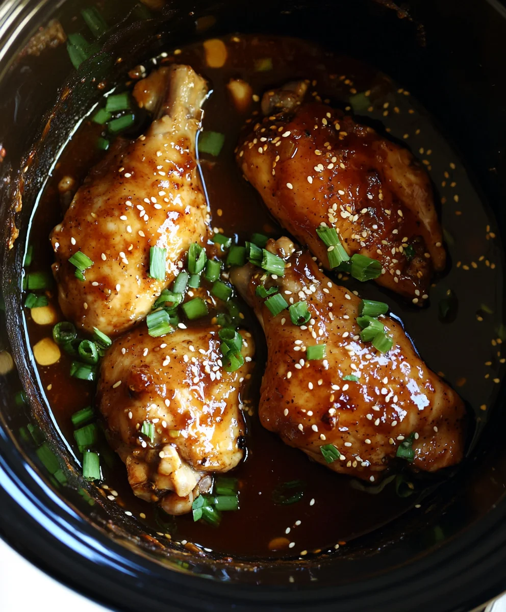 Sweet Garlic Chicken~ In the CrockPot