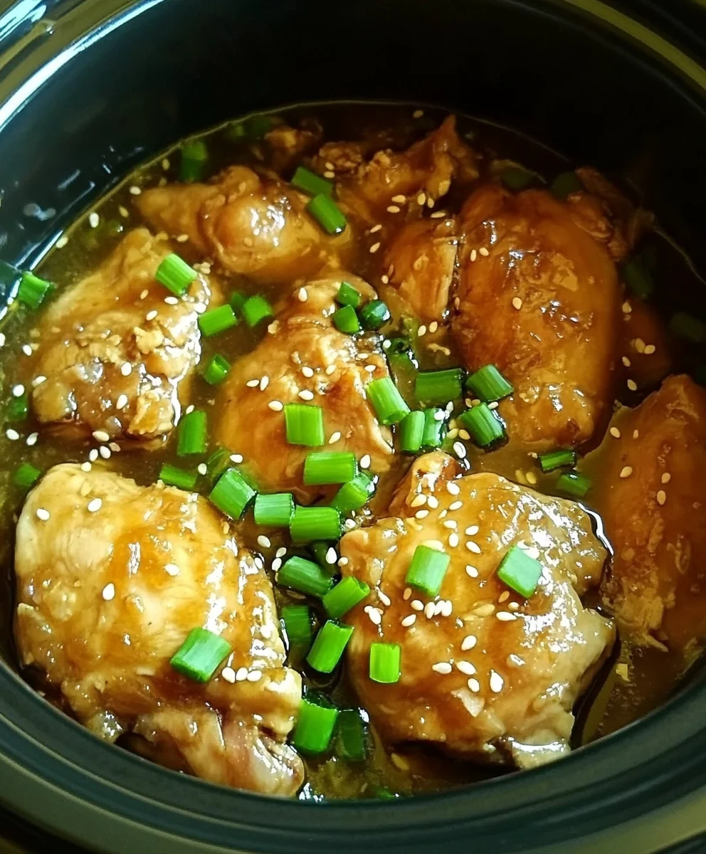 Sweet Garlic Chicken~ In the CrockPot