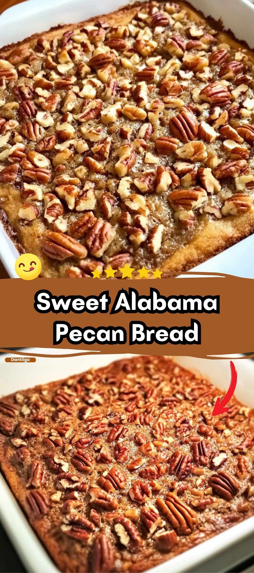 Sweet Alabama Pecan Bread