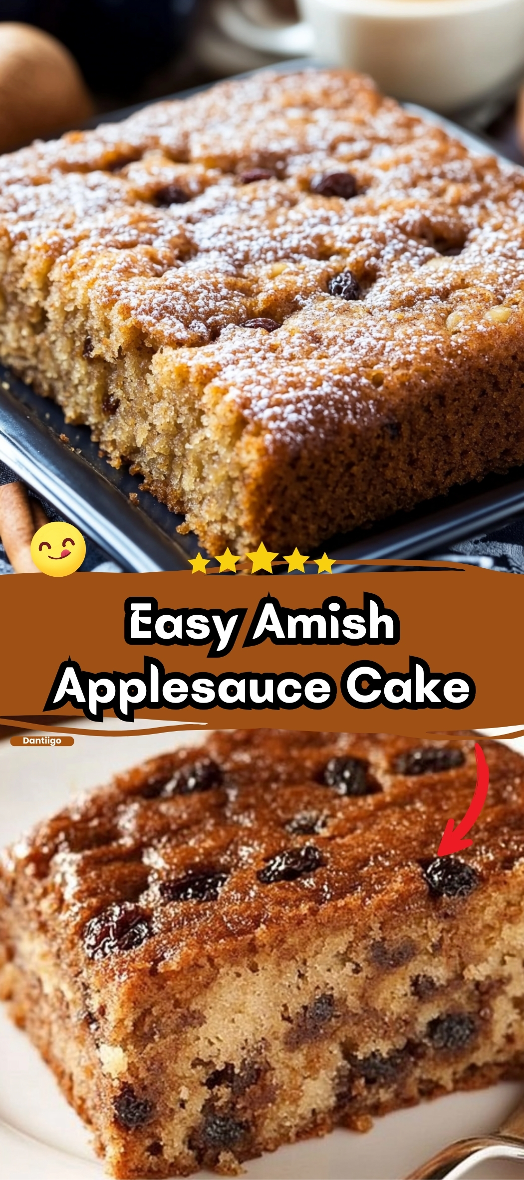 Easy Amish Applesauce Cake