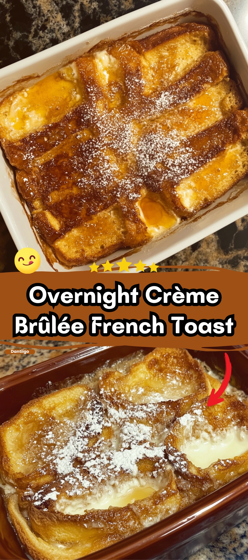 Overnight Crème Brûlée French Toast