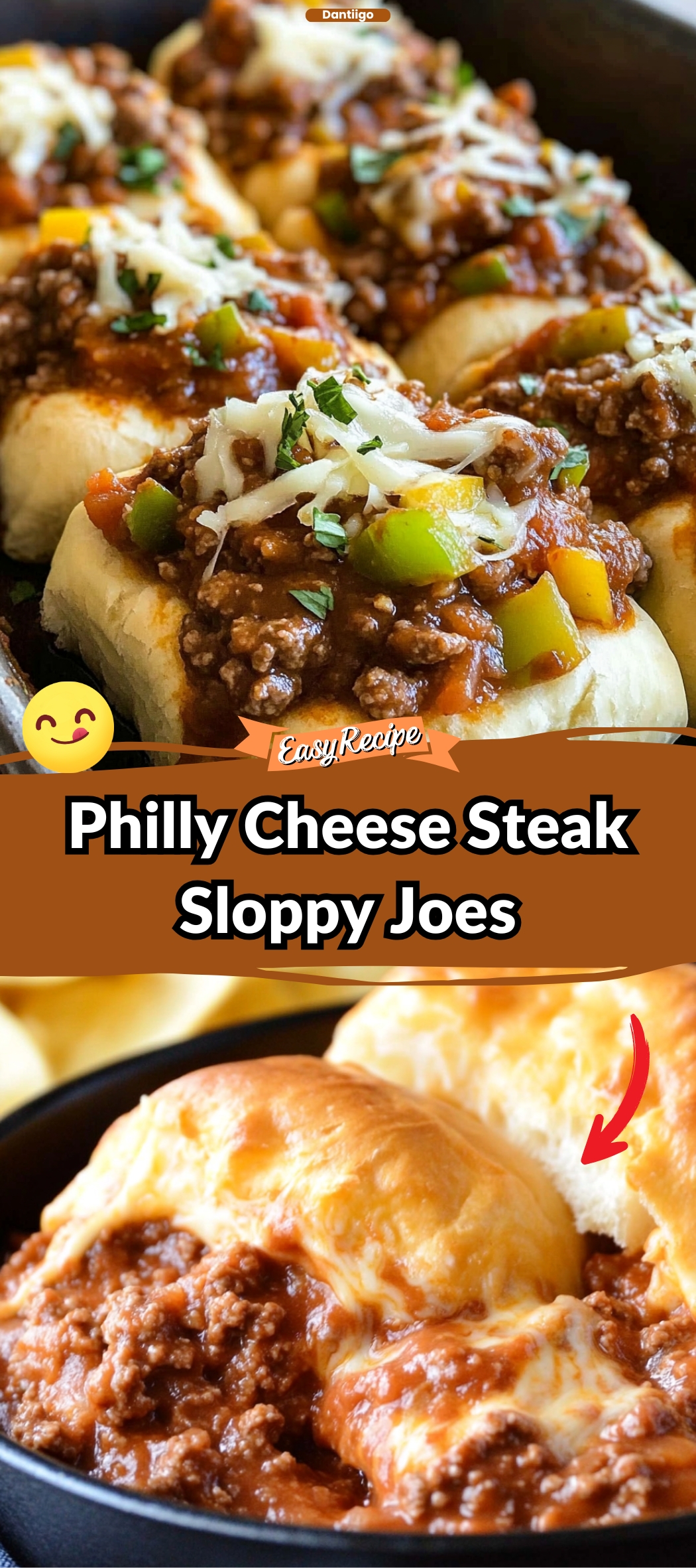 Philly Cheese Steak Sloppy Joes