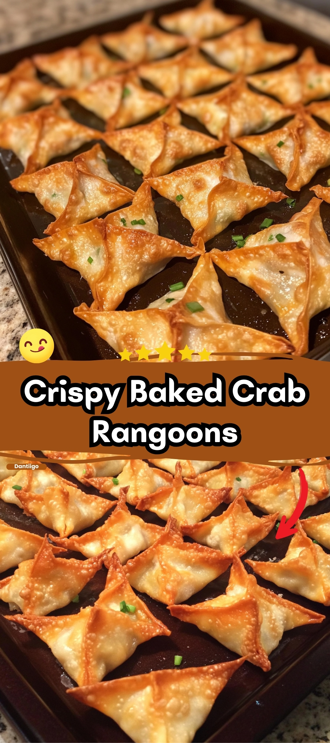 Crispy Baked Crab Rangoons