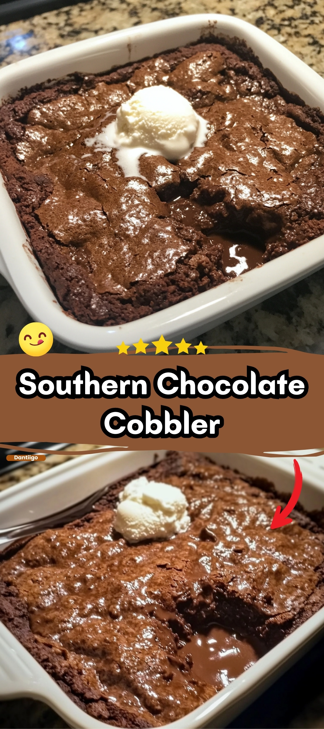 Southern Chocolate Cobbler