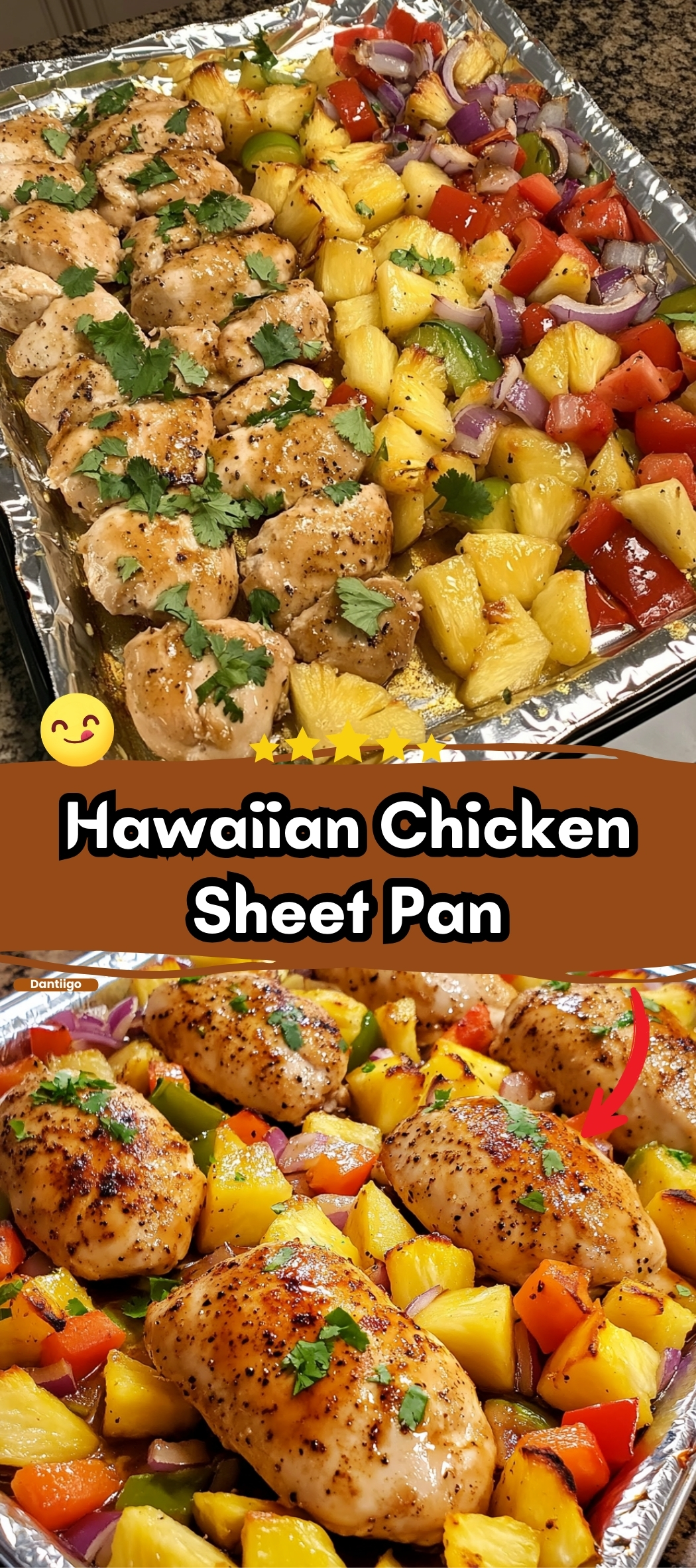 Hawaiian Chicken Sheet Pan