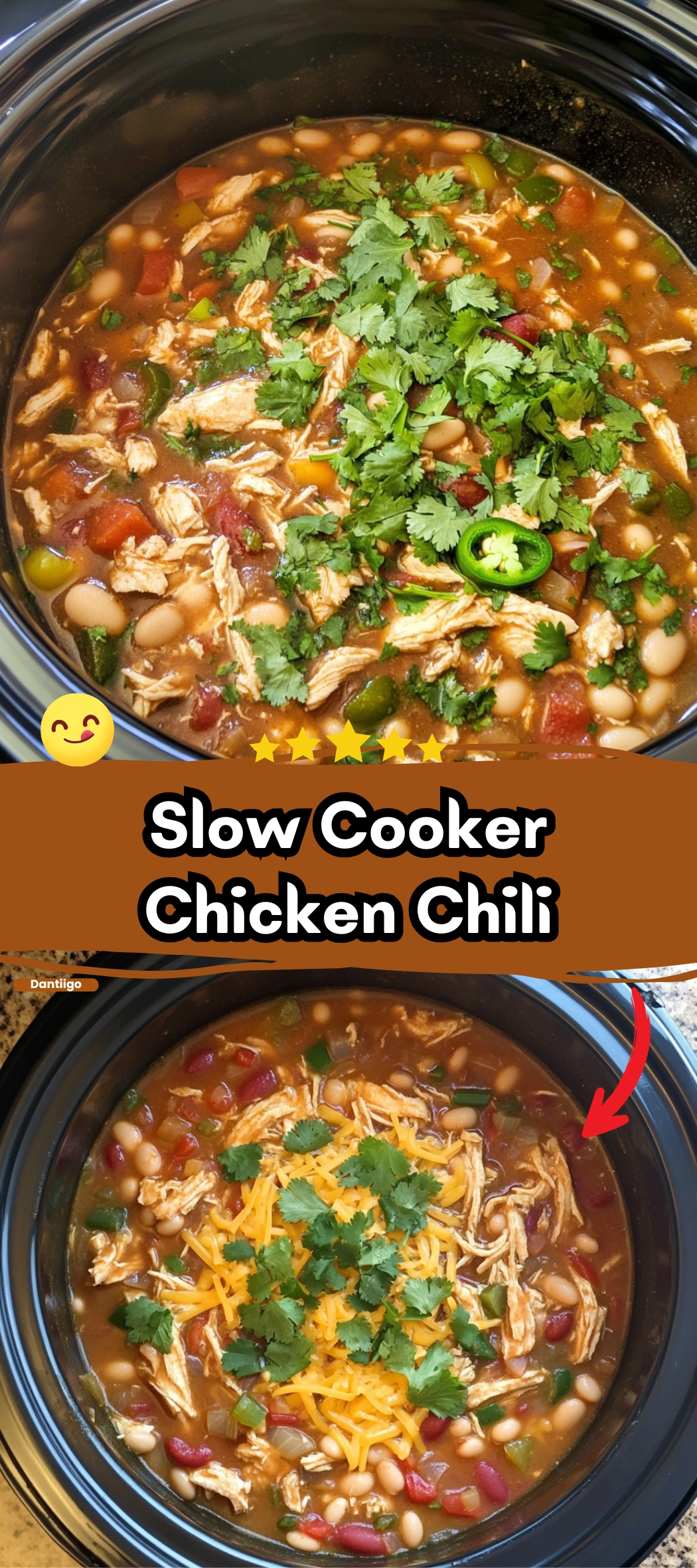 Slow Cooker Chicken Chili