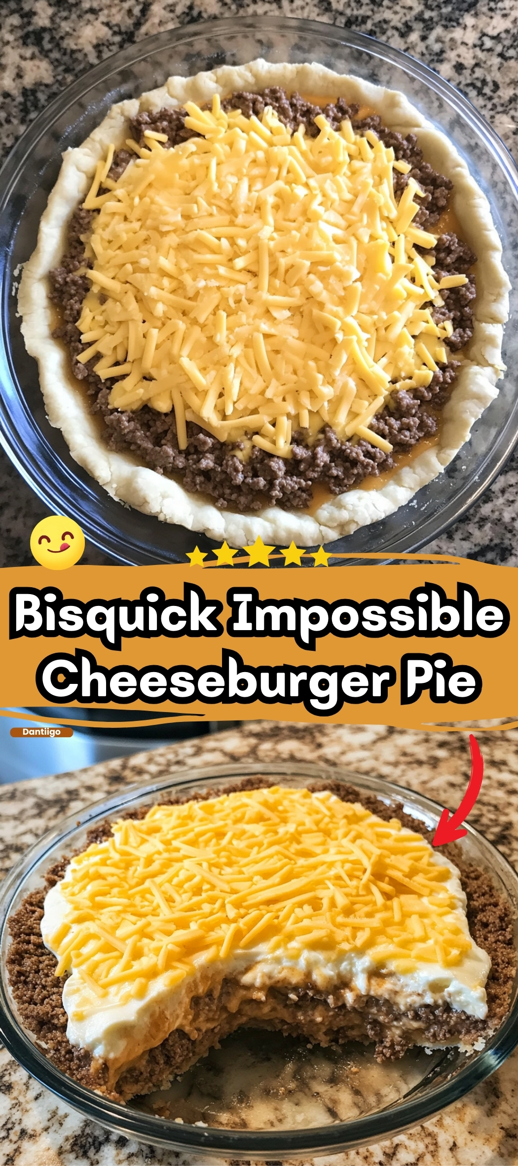 Bisquick Impossible Cheeseburger Pie