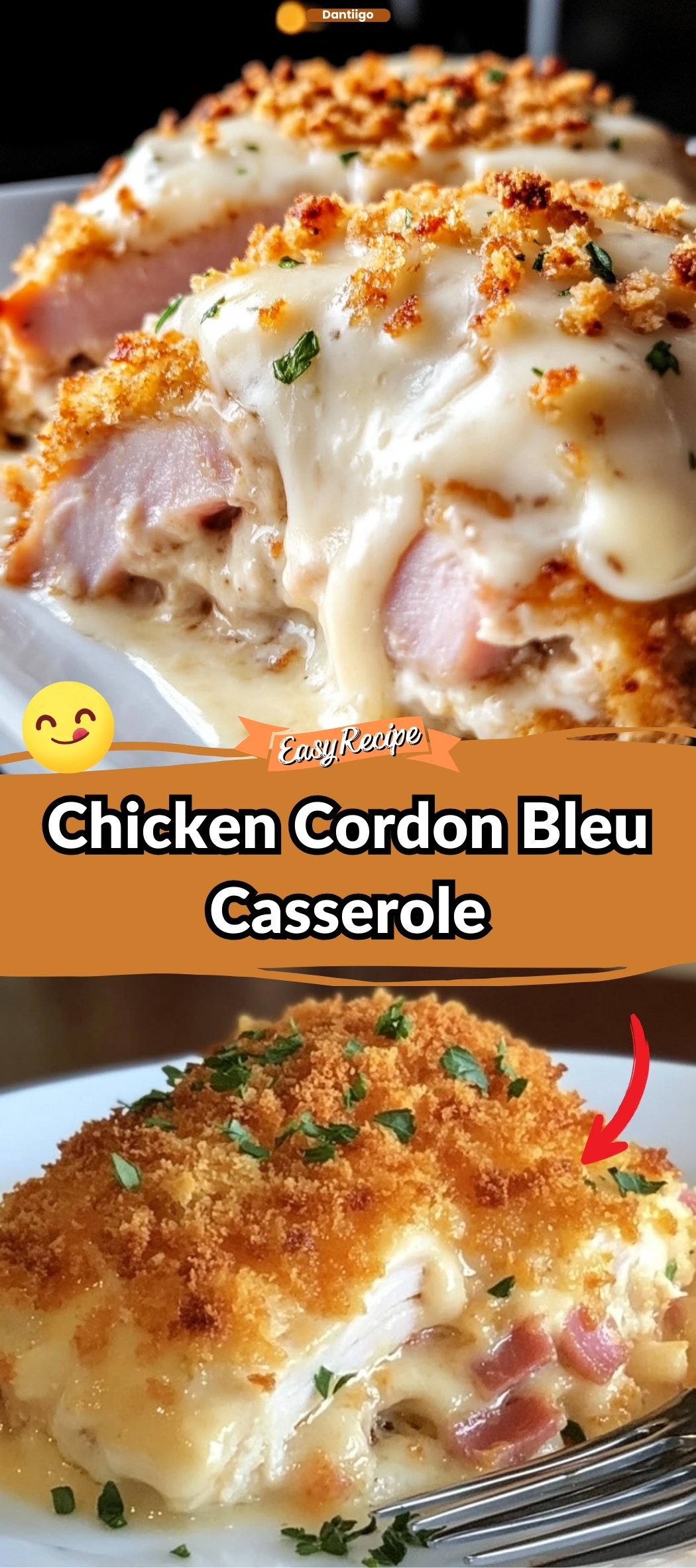 Chicken Cordon Bleu Casserole