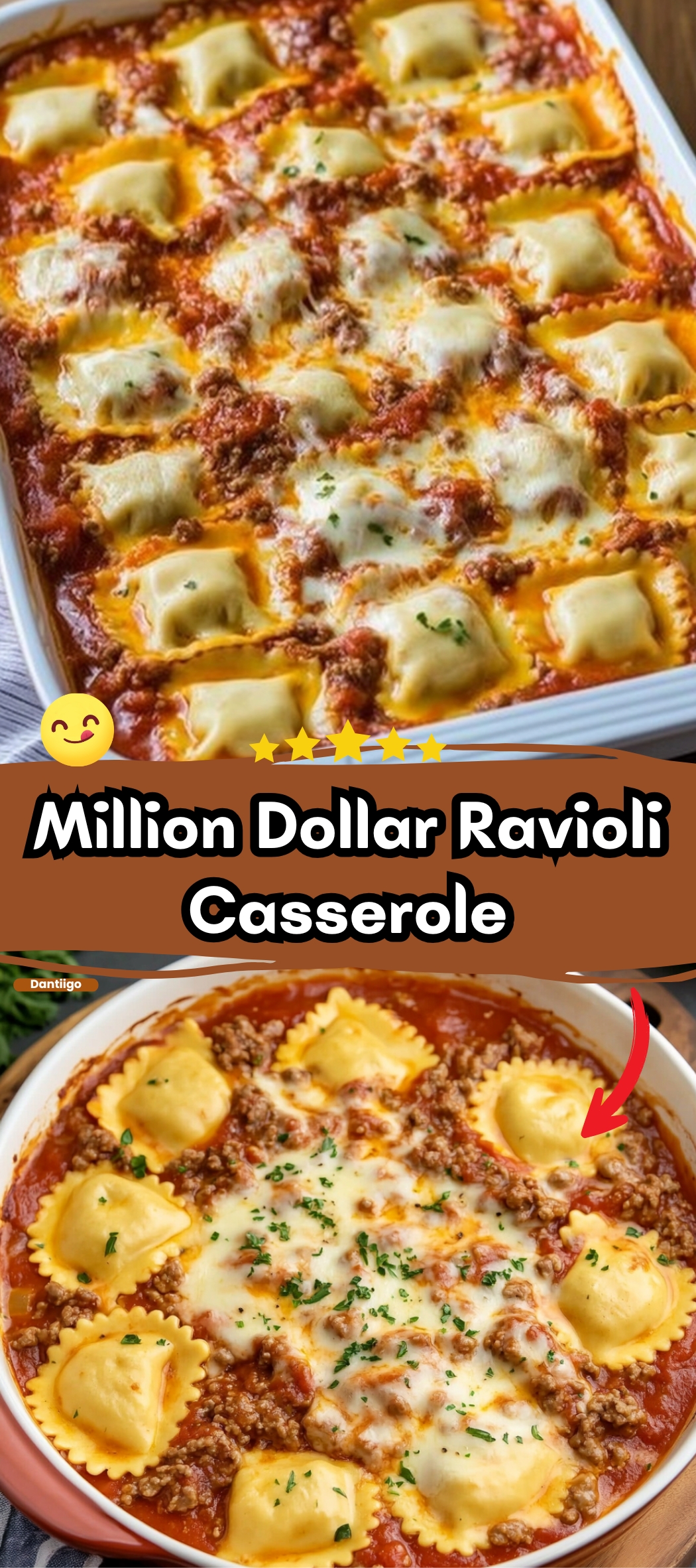 Million Dollar Ravioli Casserole