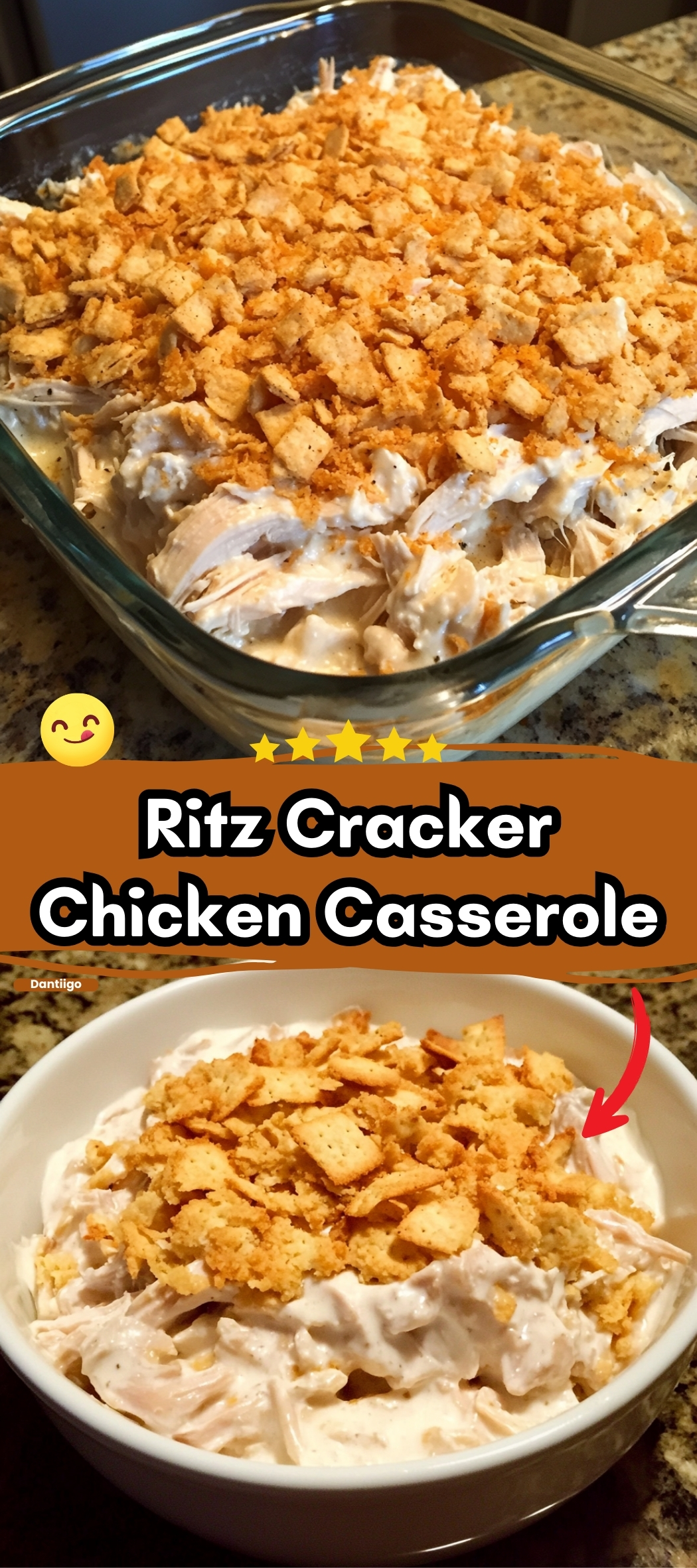 Ritz Cracker Chicken Casserole