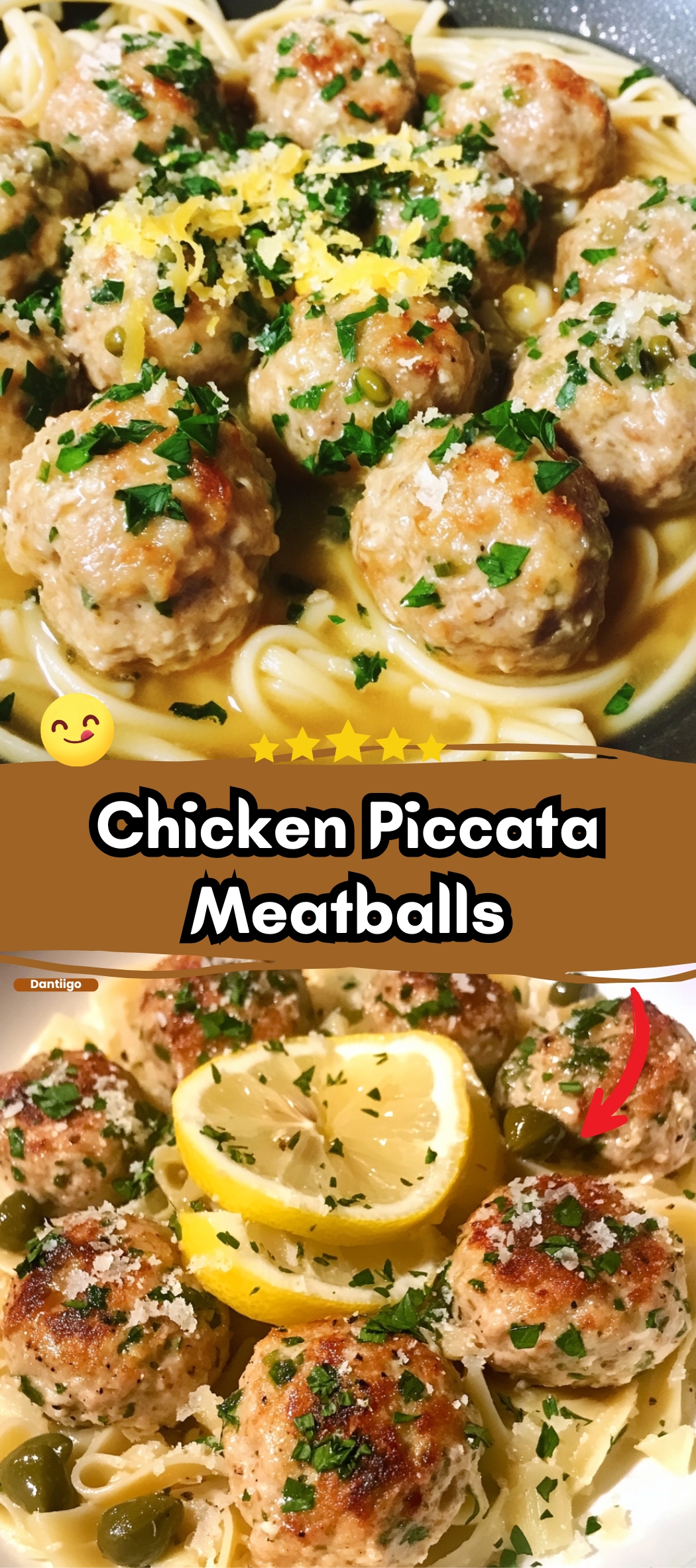 Chicken Piccata Meatballs