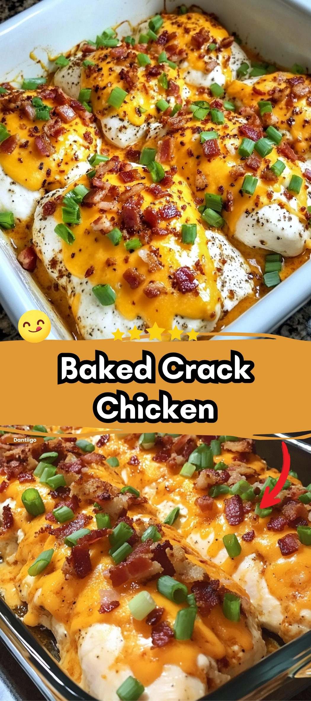 Baked Crack Chicken