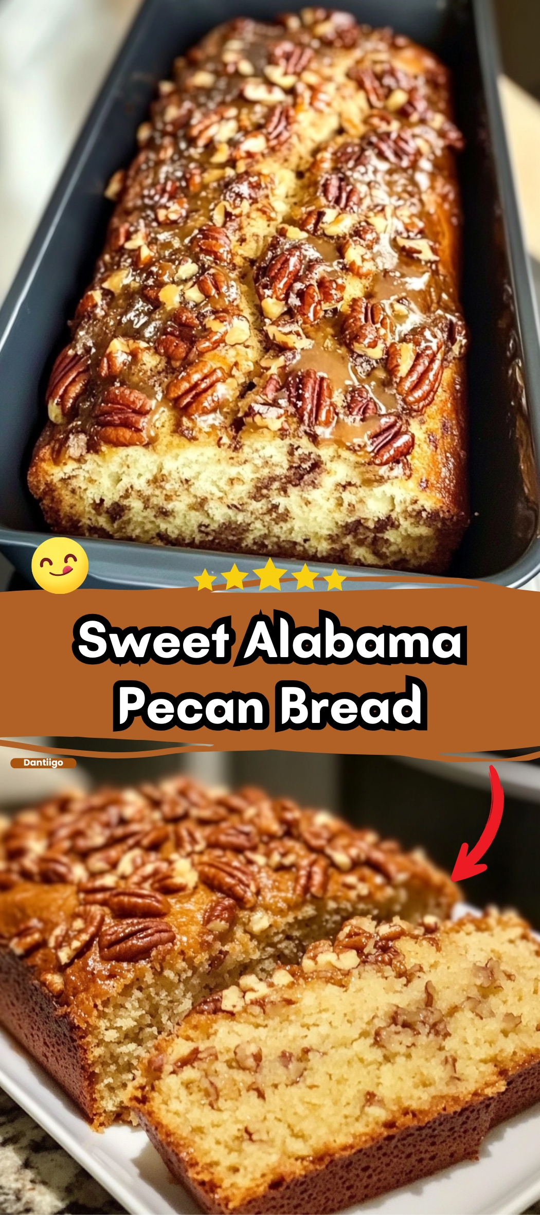Sweet Alabama Pecan Bread