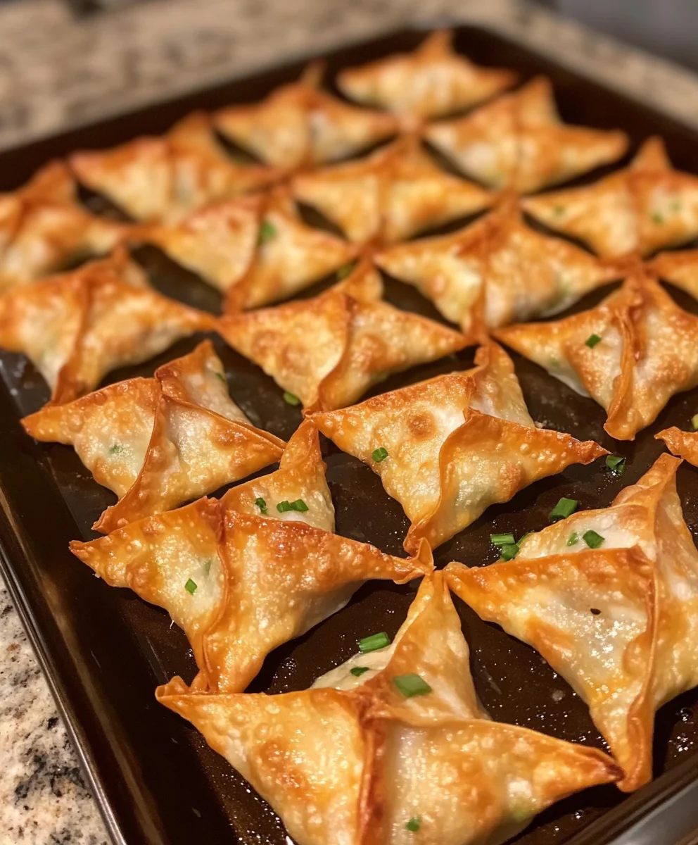 Crispy Baked Crab Rangoons