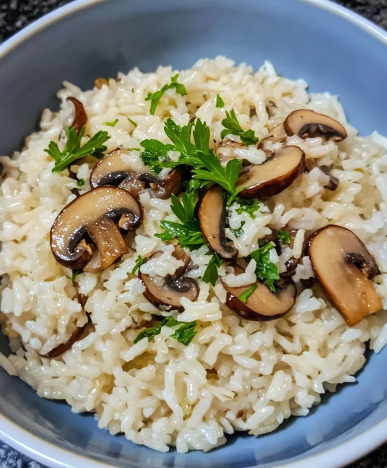 Tasty Mushroom Rice