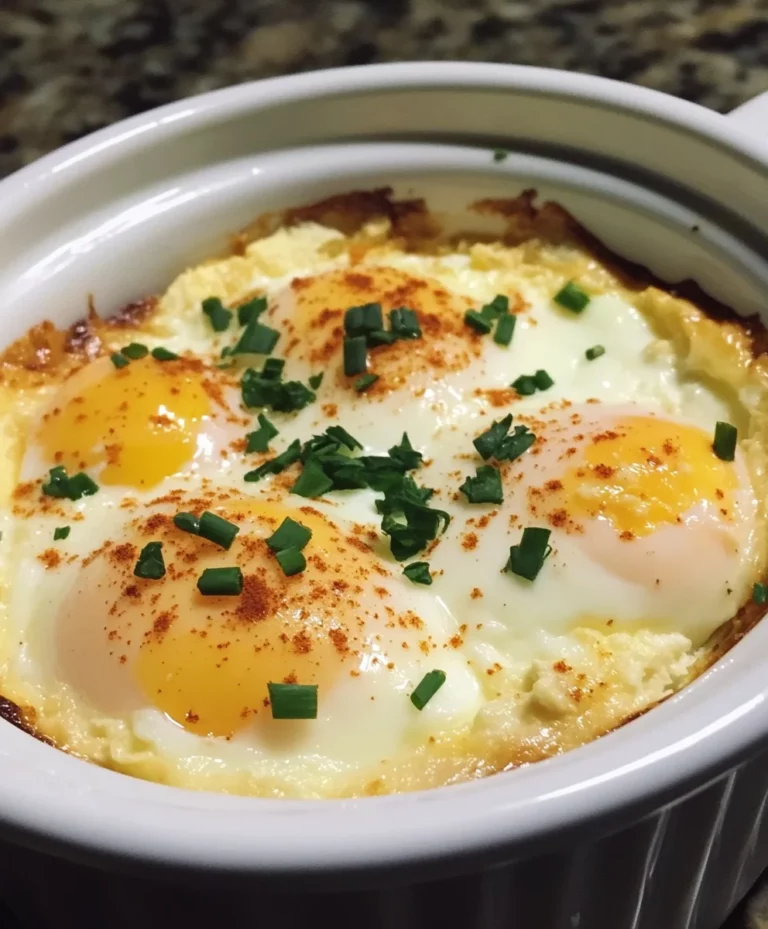 Baked Cottage Cheese Eggs