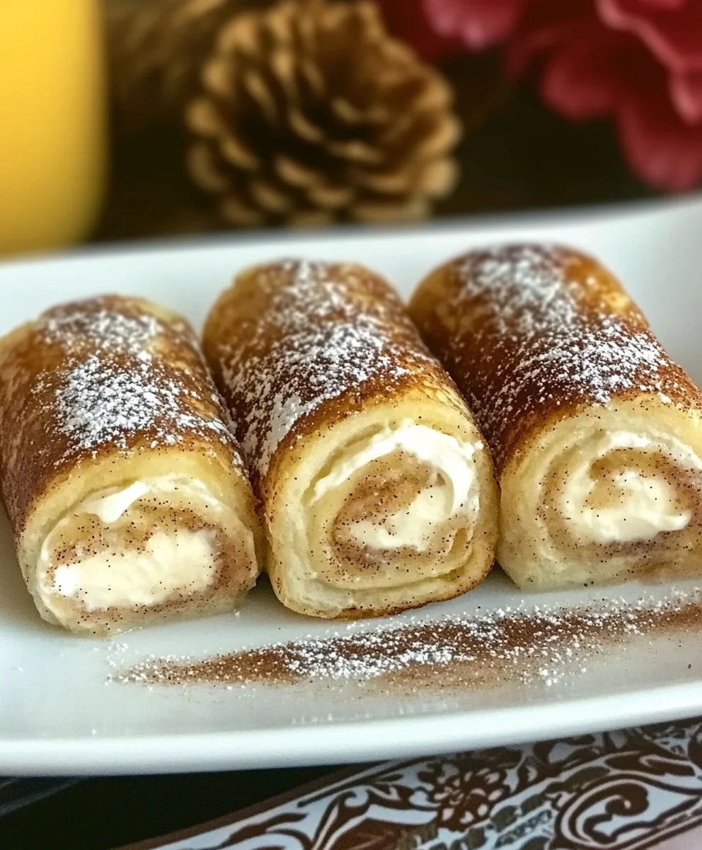 Cinnamon Roll French Toast Roll-Ups