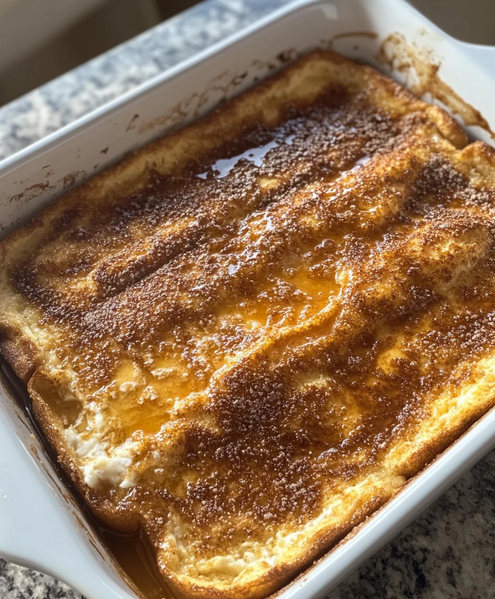 Overnight Crème Brûlée French Toast