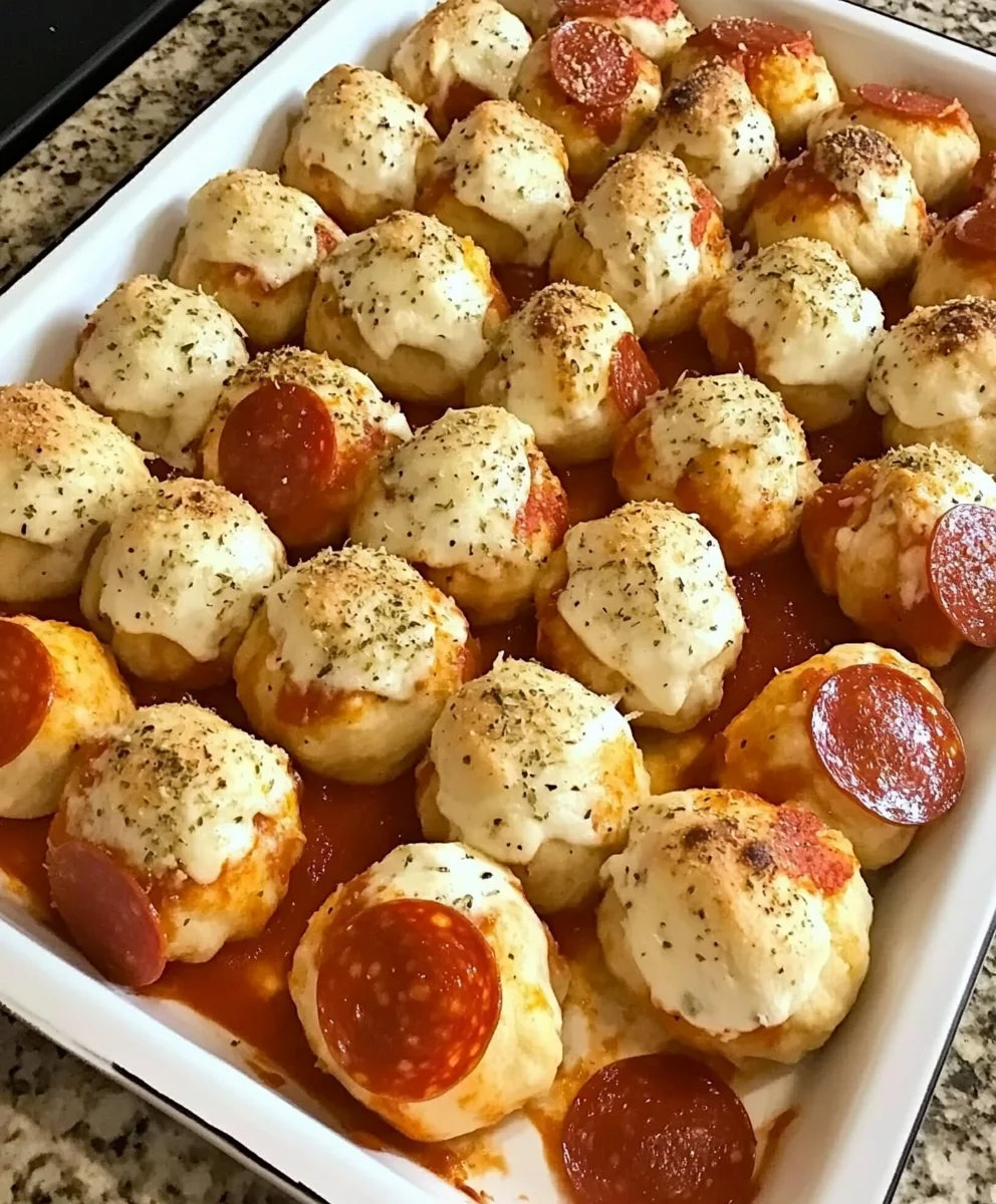 Pepperoni Pizza Bombs
