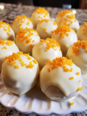 Orange Creamsicle Truffles