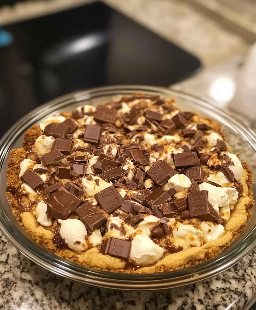Ultimate Kinder Bueno Cookie Pie