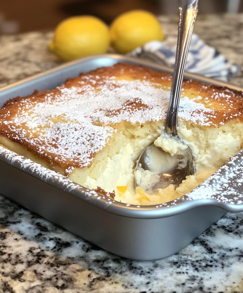 Lemon Cream Cheese Dump Cake