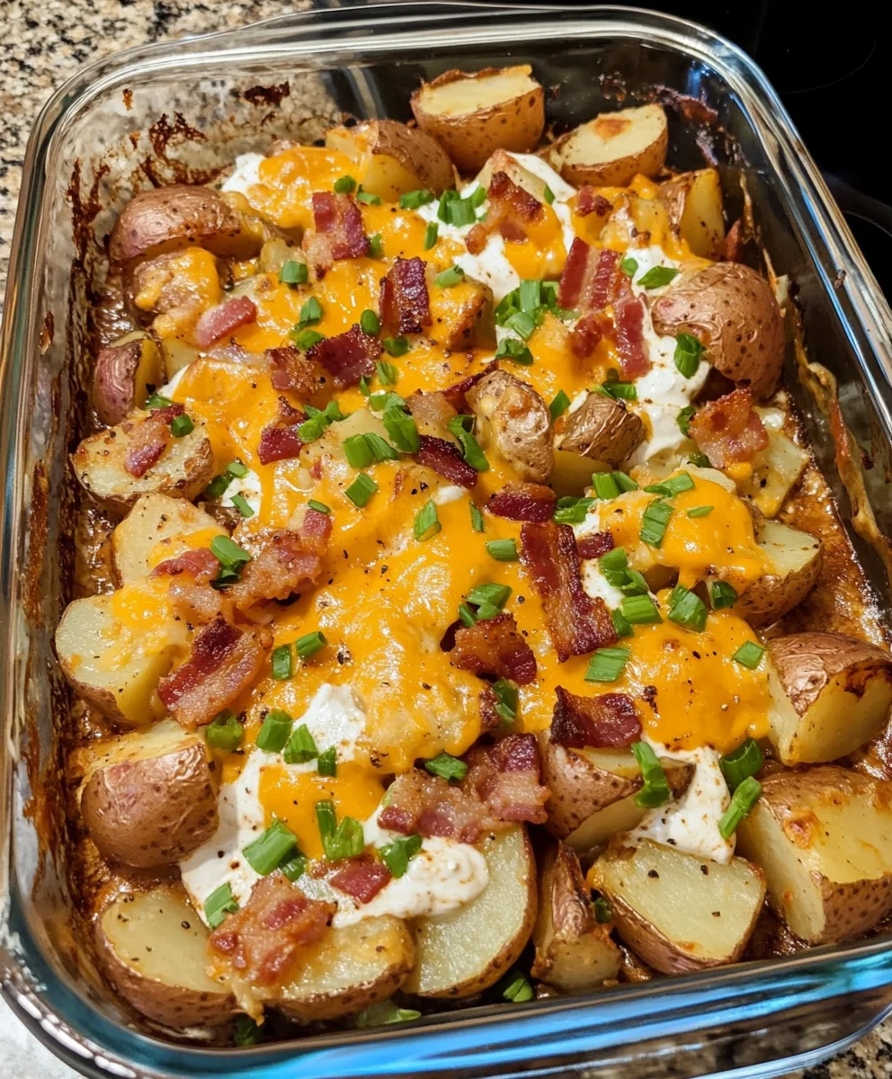 Cheesy Mississippi Mud Potatoes