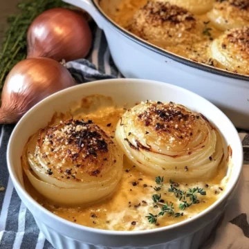 Roasted Parmesan Creamed Onions