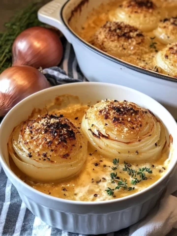 Roasted Parmesan Creamed Onions
