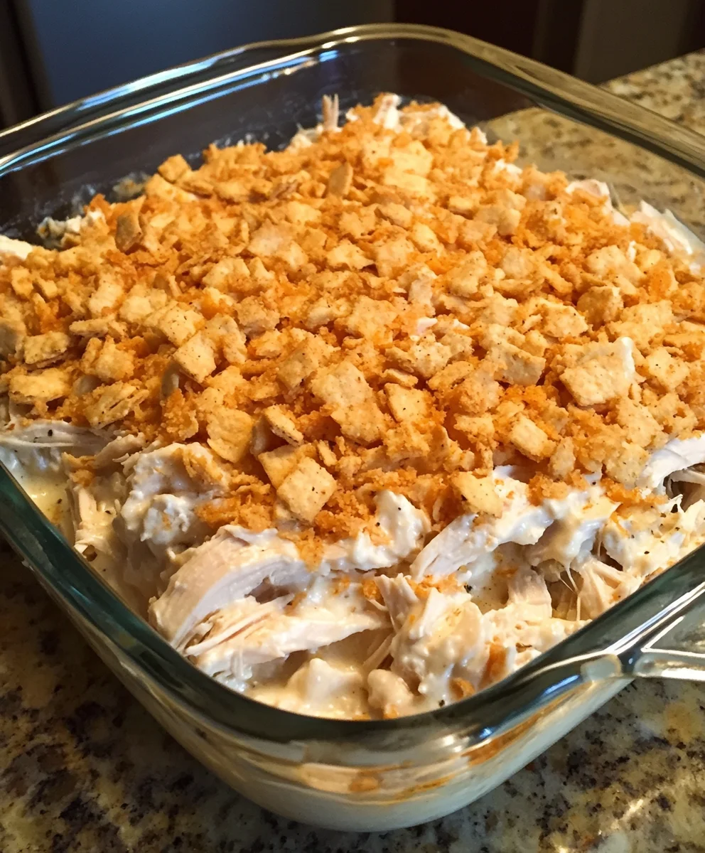 Ritz Cracker Chicken Casserole