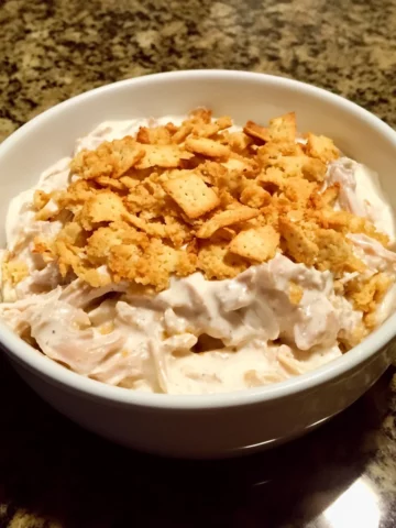 Ritz Cracker Chicken Casserole