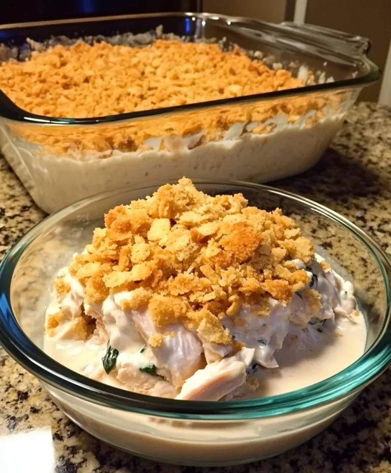 Ritz Cracker Chicken Casserole