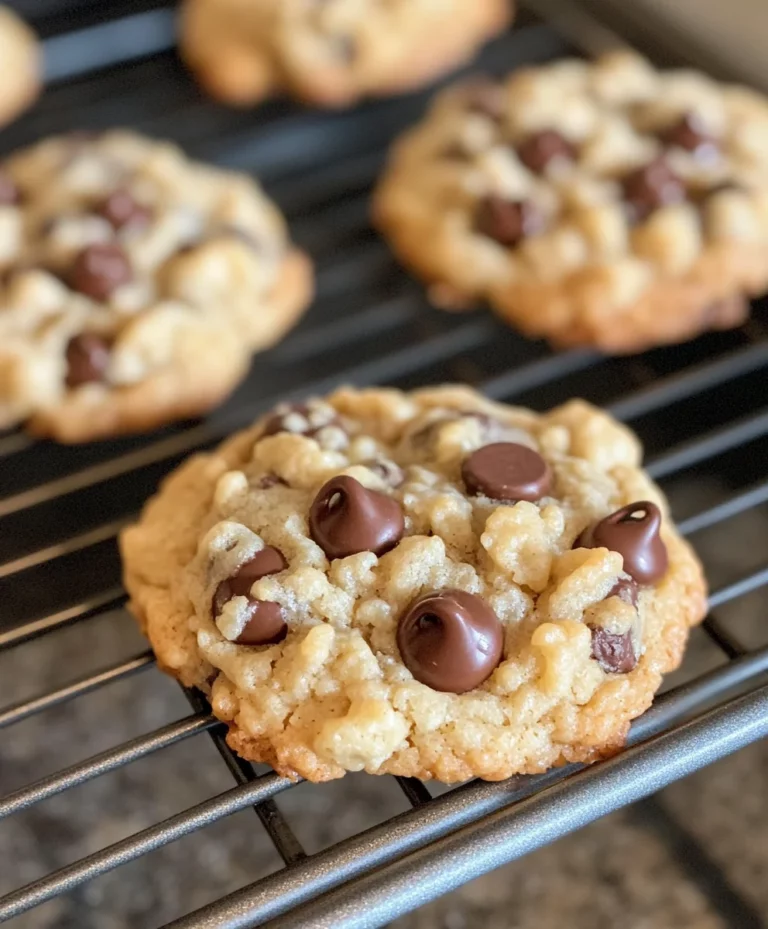 Rice Krispie Chocolate Chip Cookies