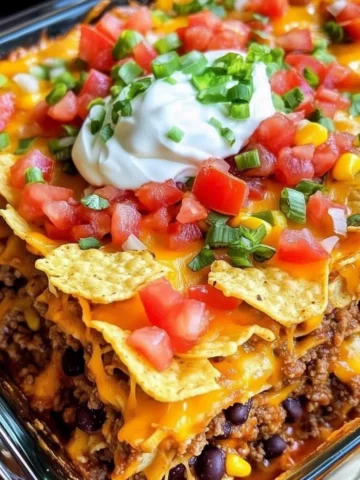 Walking Taco Casserole