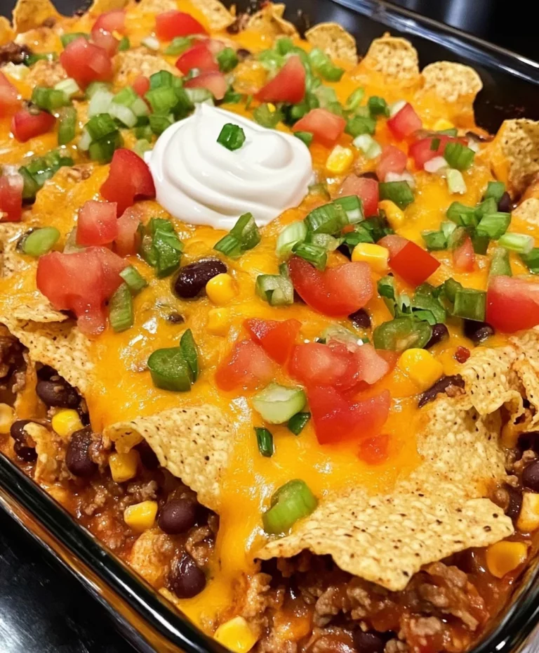 Walking Taco Casserole